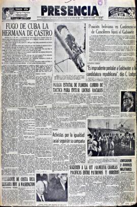 Presencia, edición del 30 de junio de 1964