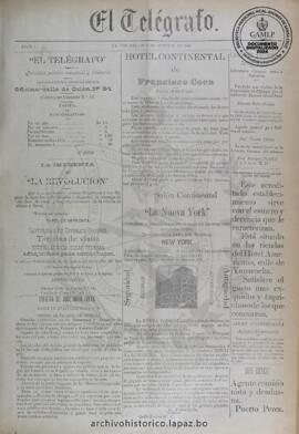 El Telegrafo, edición del 6 de octubre de 1894