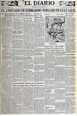 El Diario, edición del 7 de septiembre de 1951