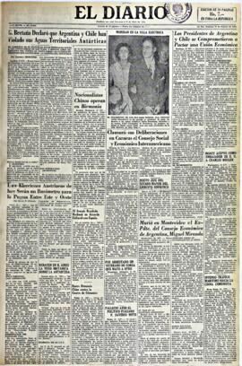 El Diario, edición del 22 de febrero de 1953
