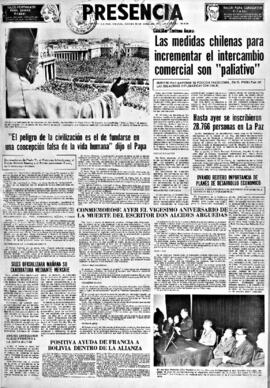 Presencia, edición del 14 de abril de 1966