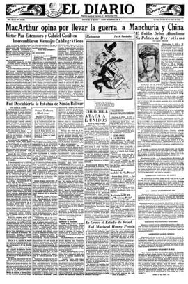 El Diario, edición del 20 de abril de 1951