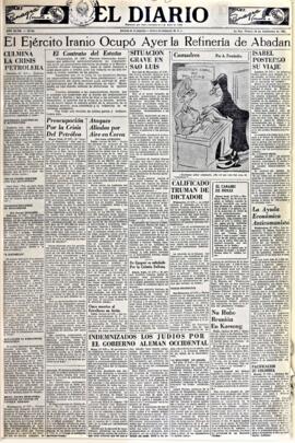 El Diario, edición del 28 de septiembre de 1951