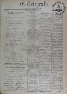El Telegrafo, edición del 8 de abril de 1896
