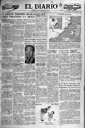 El Diario, edición del 10 de septiembre de 1954