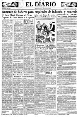El Diario, edición del 30 de marzo de 1951