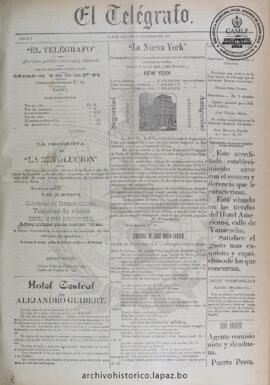El Telegrafo, edición del 27 de enero de 1894