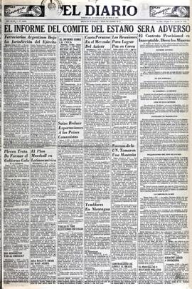 El Diario, edición del 4 de agosto de 1951