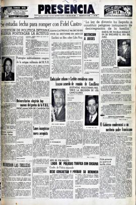Presencia, edición del 28 de julio de 1964