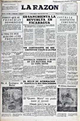 La Razón, edición del 2 de junio de 1936
