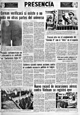 Presencia, edición del 5 de junio de 1966