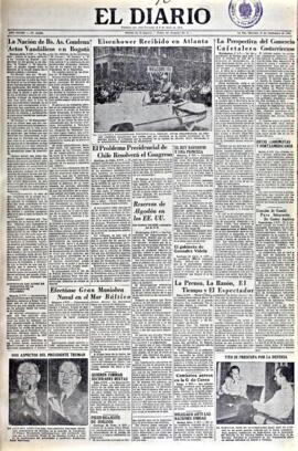 El Diario, edición del 10 de septiembre de 1952