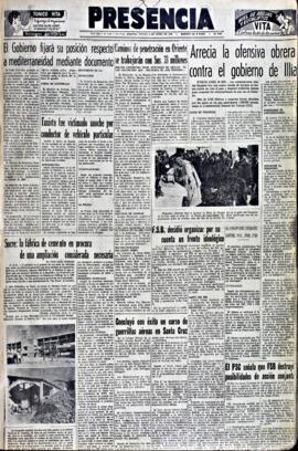 Presencia, edición del 25 de junio de 1964
