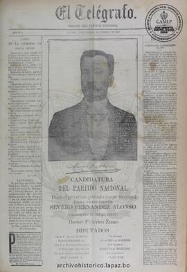 El Telegrafo, edición del 30 de octubre de 1895