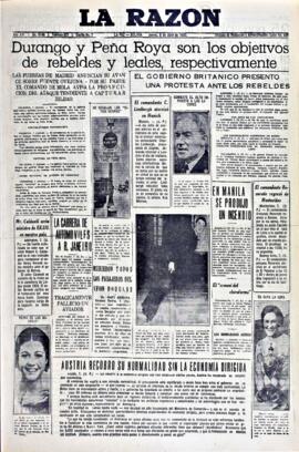 La Razón , edición del 8 de abril de 1937