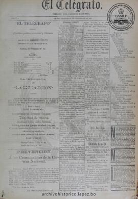 El Telegrafo, edición del 24 de noviembre de 1896