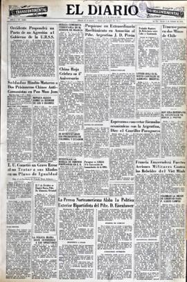El Diario, edición del 3 de octubre de 1953