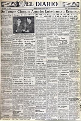 El Diario, edición del 27 de septiembre de 1951