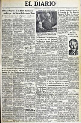 El Diario, edición del 16 de marzo de 1953