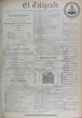 El Telegrafo, edición del 8 de mayo de 1894