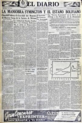 El Diario, edición del 28 de octubre de 19581