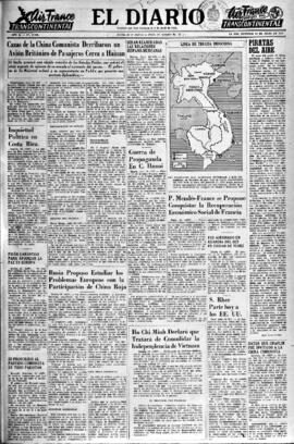 El Diario, edición del 25 de julio de 1954
