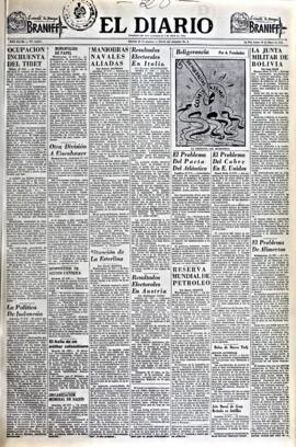 El Diario, edición del 28 de mayo de 1951