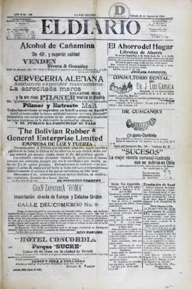 El Diario, edición del 26 de agosto de 1905