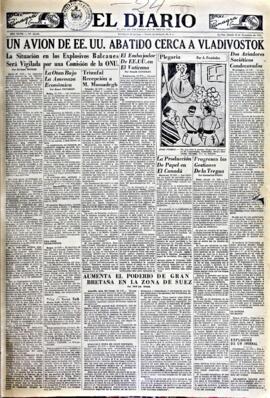 El Diario, edición del 24 de noviembre de 1951