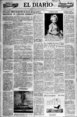 El Diario, edición del 23 de agosto de 1954