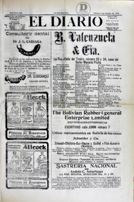 El Diario, edición del 5 de octubre de 1906