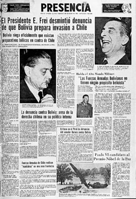 Presencia, edición del 7 de octubre de 1966