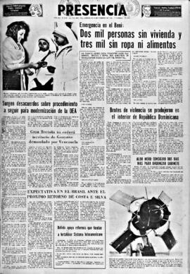 Presencia, edición del 16 de febrero de 1966