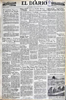 El Diario, edición del 6 de octubre de 1953