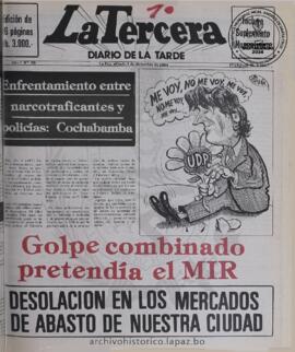 La Tercera, edición del 1 de diciembre de 1984