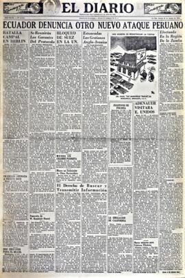 El Diario, edición del 16 de agosto de 1951