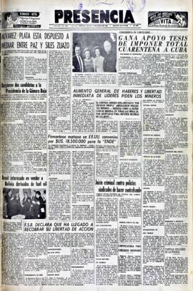 Presencia, edición del 23 de julio de 1964