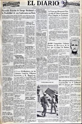 El Diario, edición del 11 de noviembre de 1953