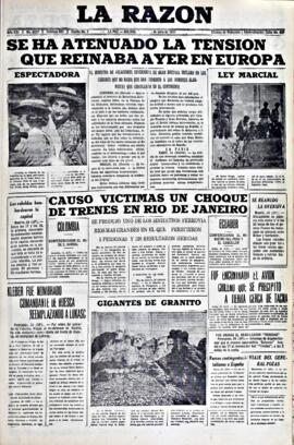 La Razón, edición del 25 de junio de 1937