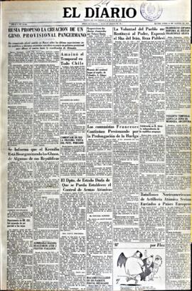 El Diario, edición del 24 de agosto de 1953