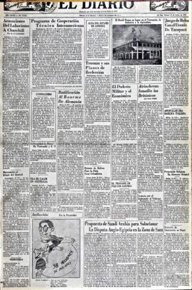 El Diario, edición del 25 de enero de 1952