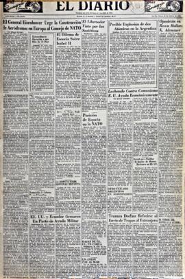 El Diario, edición del 21 de febrero de 1952