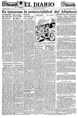 El Diario, edición del 26 de febrero de 1951