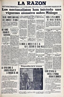 La Razón , edición del 5 de febrero de 1937