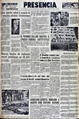 Presencia, edición del 23 de junio de 1964