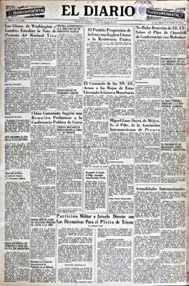El Diario, edición del 13 de octubre de 1953