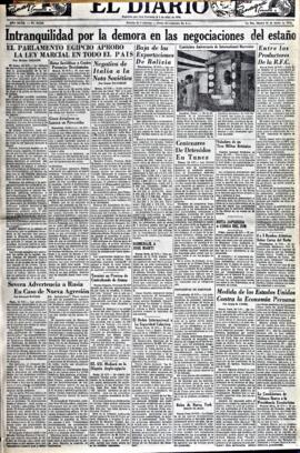 El Diario, edición del 29 de enero de 1952