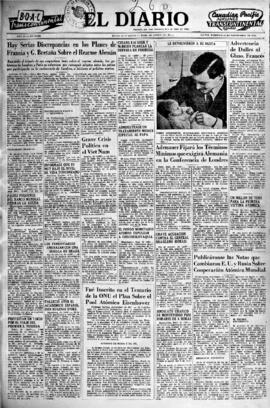 El Diario, edición del 26 de septiembre de 1954