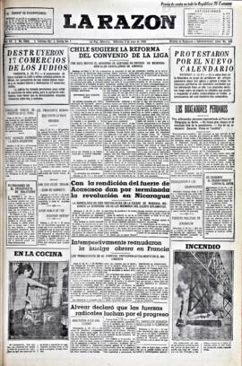 La Razón, edición del 3 de junio de 1936