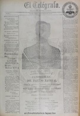 El Telegrafo, edición del 24 de septiembre de 1895